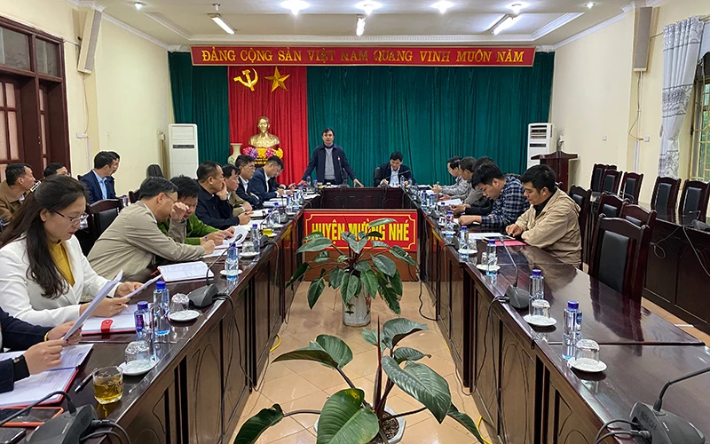 Huyện ủy Mường Nhé tổ chức gặp mặt, kêu gọi các thành viên Hiệp hội Doanh nghiệp tỉnh đầu tư vào địa bàn. 