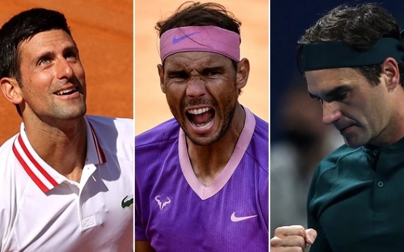 Ba nhà vô địch Grand Slam thành công nhất Novak Djokovic, Roger Federer và Rafael Nadal sẽ sớm phải đụng độ nhau trong cùng nhánh đấu tại Roland Garros 2021. (Ảnh: Australia Open)