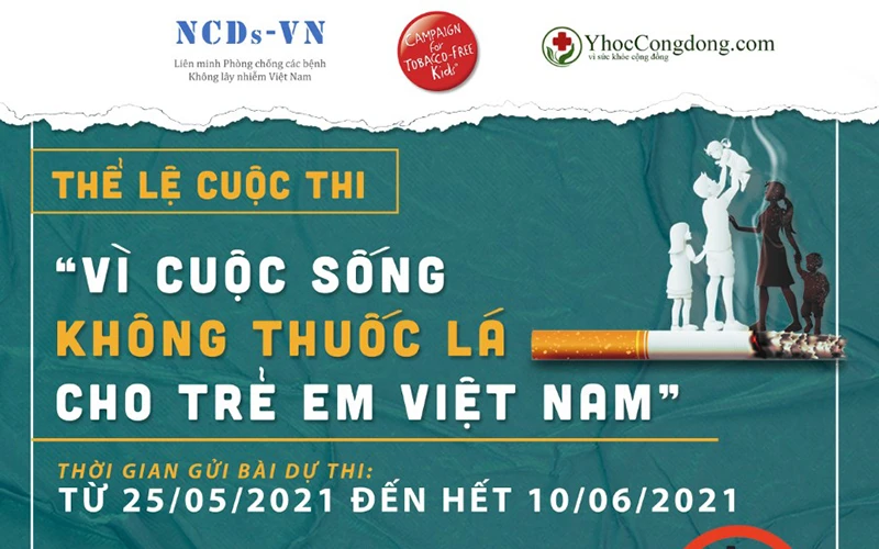 Vì cuộc sống không thuốc lá cho trẻ em Việt Nam
