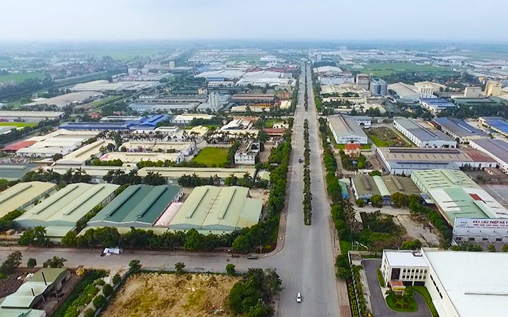 Khu công nghiệp Ðồng Văn, thị xã Duy Tiên (Hà Nam). 