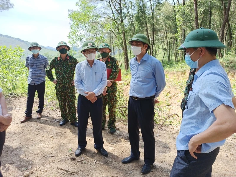 Lãnh đạo tỉnh Nghệ An kiểm tra, chỉ đạo công tác phòng, chống cháy rừng.