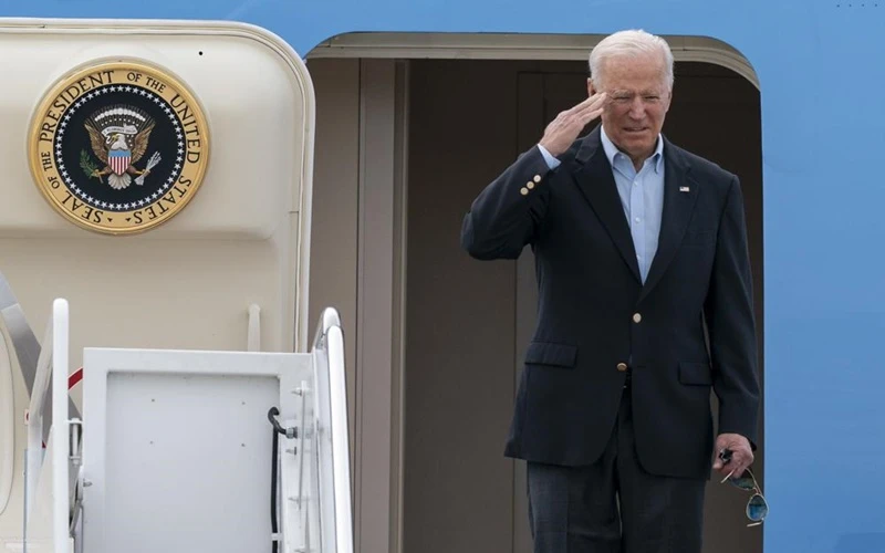 Tổng thống Biden bắt đầu công du châu Âu. (Ảnh: AP)