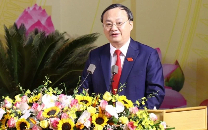 Ông Đỗ Tiến Sỹ giữ chức Tổng Giám đốc Đài Tiếng nói Việt Nam. (Ảnh: Đinh Tuấn/TTXVN)