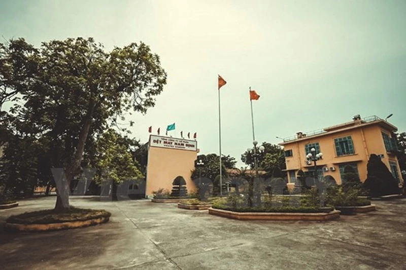 Nhà máy Dệt Nam Định tiền thân là một cơ sở nghiên cứu về tơ lụa do Toàn quyền Đông Dương - De Lanessan sáng lập. (Ảnh: Vietnam+)