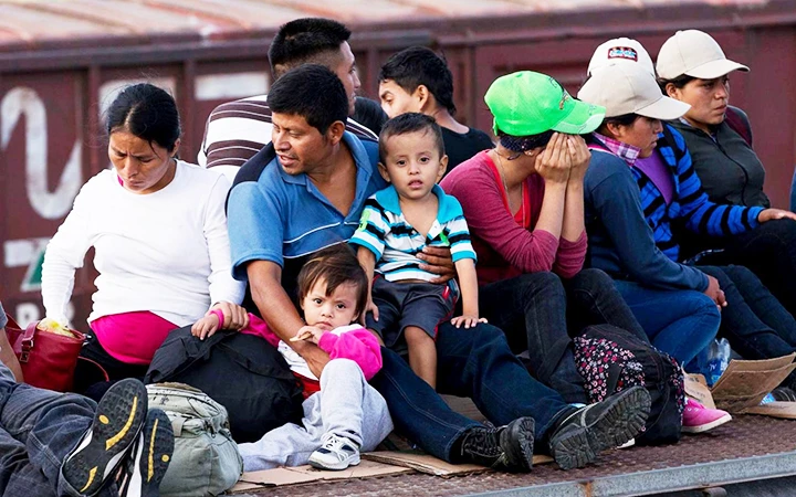 Người di cư Trung Mỹ tại I-xtê-pếch, Mê-hi-cô. Ảnh: TIME/AP