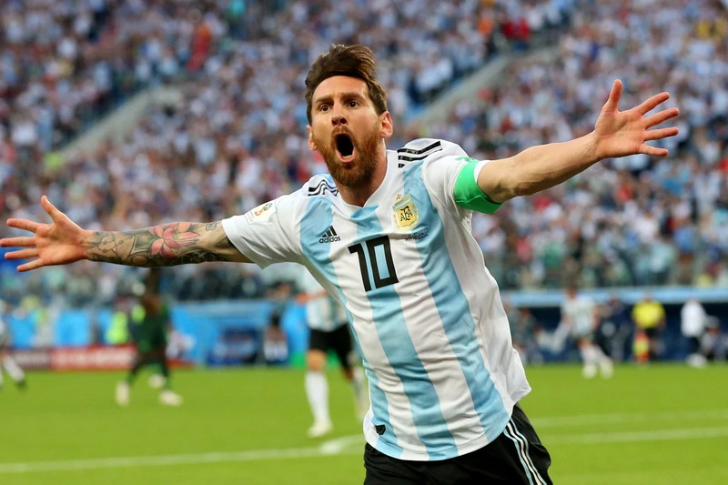 Lionel Messi trong màu áo đội tuyển quốc gia. (Ảnh: NY Times)