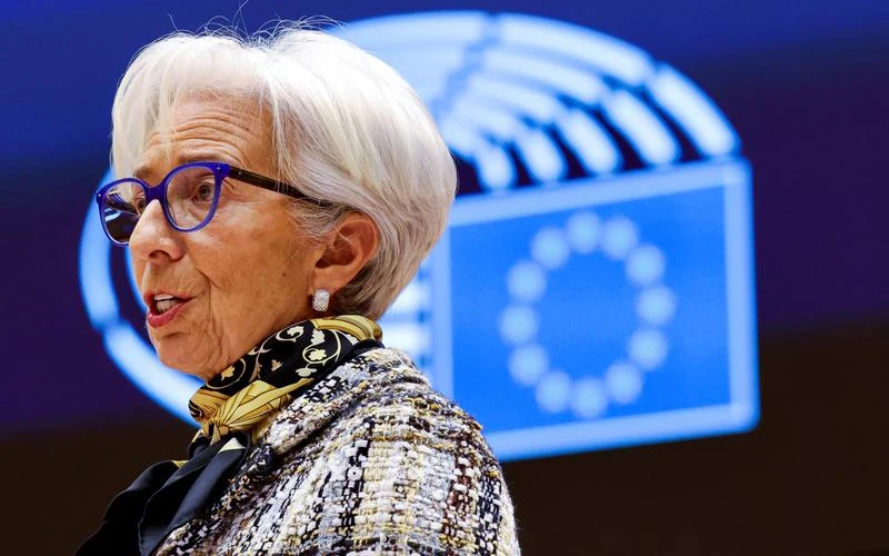 Chủ tịch ECB Christine Lagarde. (Ảnh: Reuters)