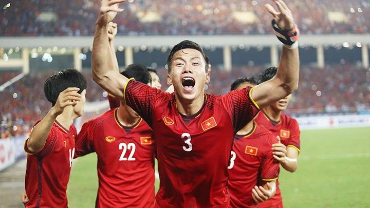 Đội tuyển Việt Nam lần đầu lọt vào vòng loại thứ 3 World Cup. Ảnh: MINH LÊ