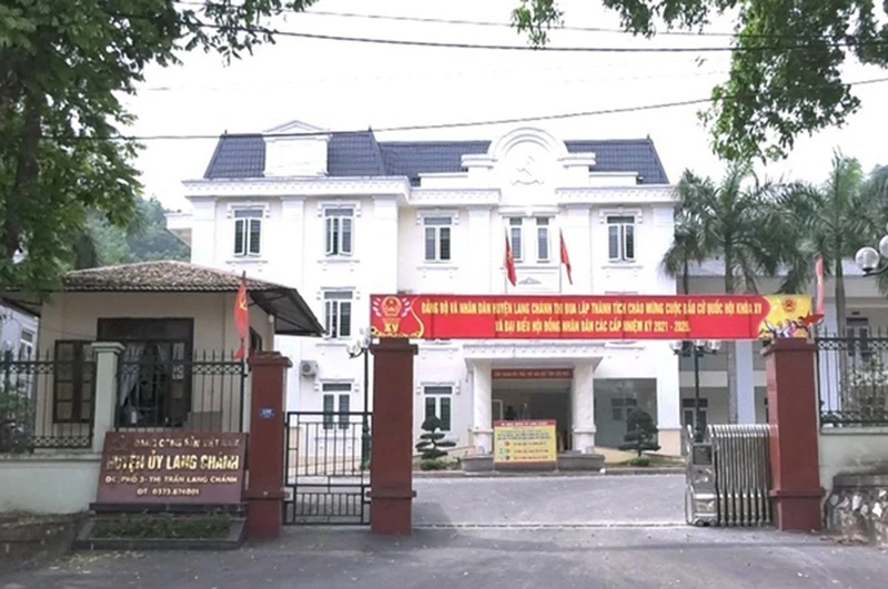Trụ sở Huyện ủy Lang Chánh, tỉnh Thanh Hóa. (Ảnh minh họa)
