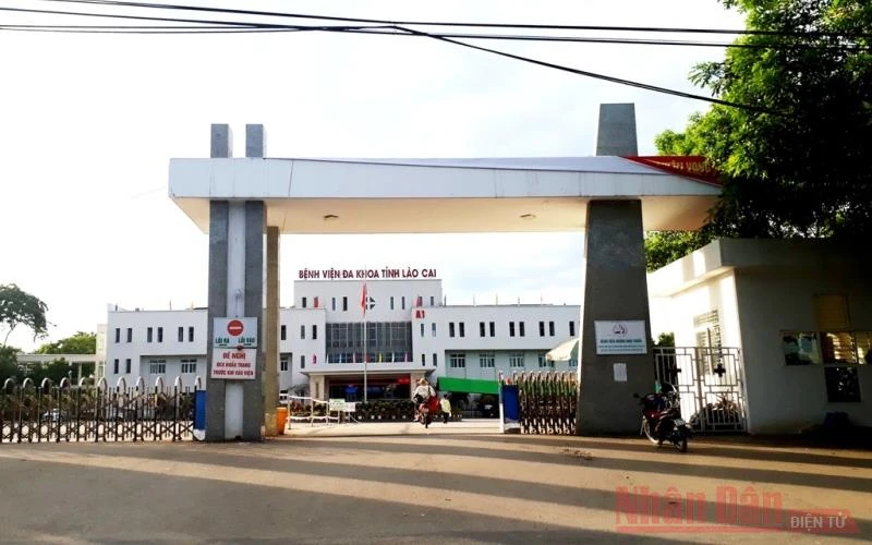 Bệnh viện đa khoa Lào Cai là nơi bệnh nhân 12255 nhập viện và điều trị.