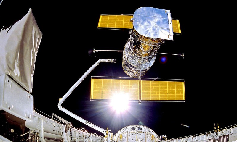 Kính viễn vọng không gian Hubble. Ảnh: NASA.
