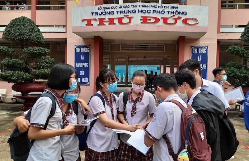 TP Hồ Chí Minh tăng cường phòng, chống dịch tại Kỳ thi tốt nghiệp THPT năm 2021