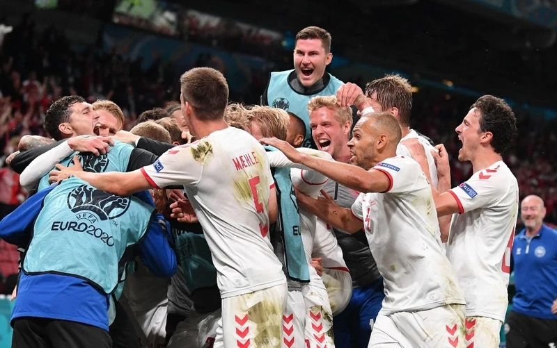 Đan Mạch đã viết nên câu chuyện cổ tích ở Euro 2020. (Ảnh: Getty Images)