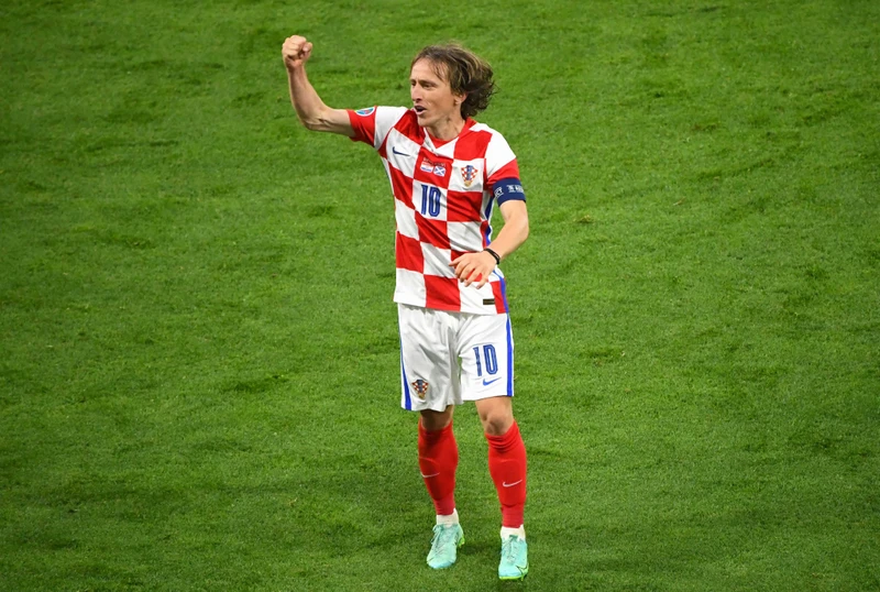 Đối đầu Scotland, Luka Modric là cầu thủ chơi hay nhất của Croatia. (Ảnh: UEFA)