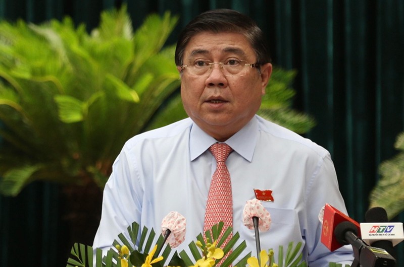 Đồng chí Nguyễn Thành Phong phát biểu tại kỳ họp.