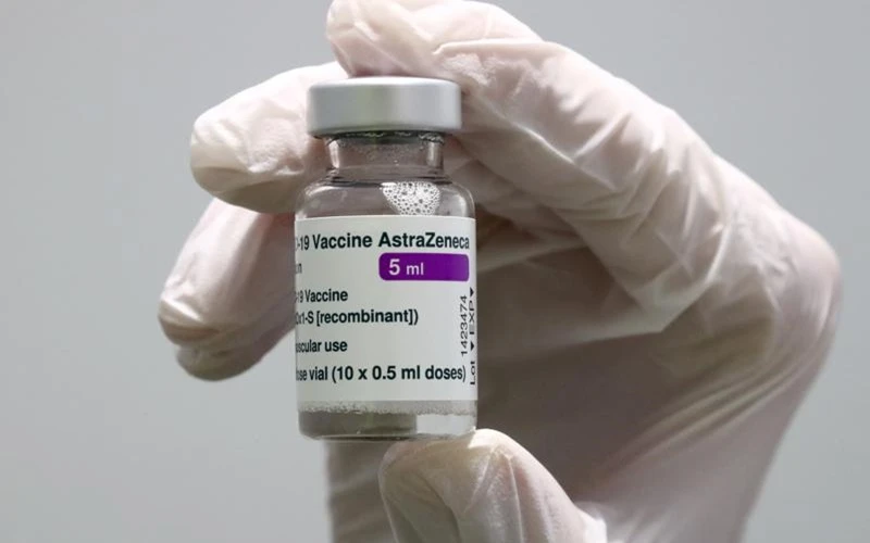 Vaccine ngừa Covid-19 của AstraZeneca. (Ảnh: AP)
