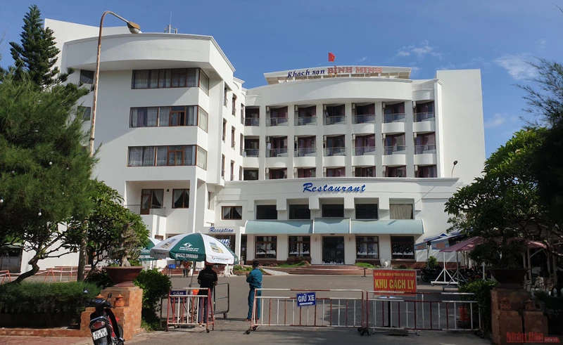 Khách sạn Bình Minh, TP Phan Thiết được bố trí làm Khu cách ly tập trung có thu phí.