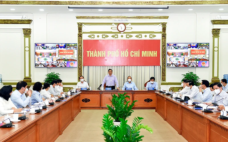 Thủ tướng Phạm Minh Chính chủ trì Hội nghị.