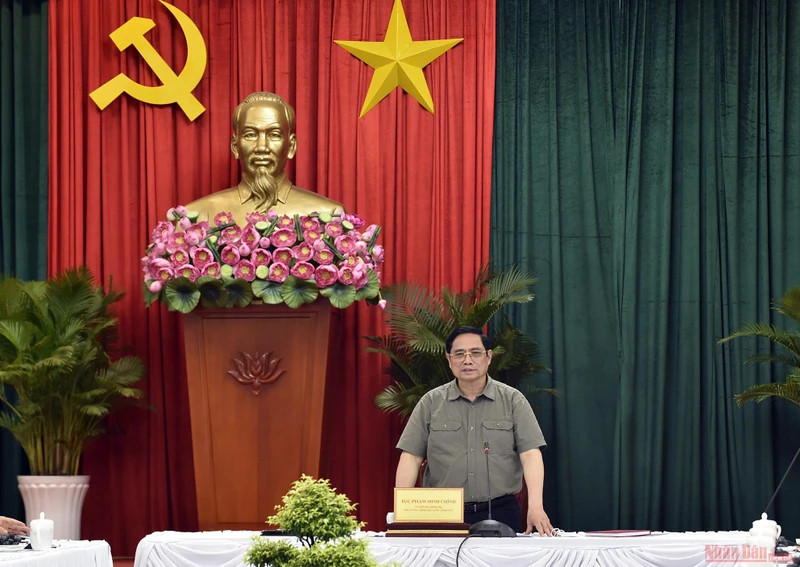 Thủ tướng Phạm Minh Chính làm việc với tỉnh Đồng Nai.