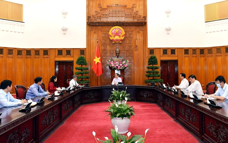 Thủ tướng Phạm Minh Chính làm việc gấp với Tập đoàn AstraZeneca.