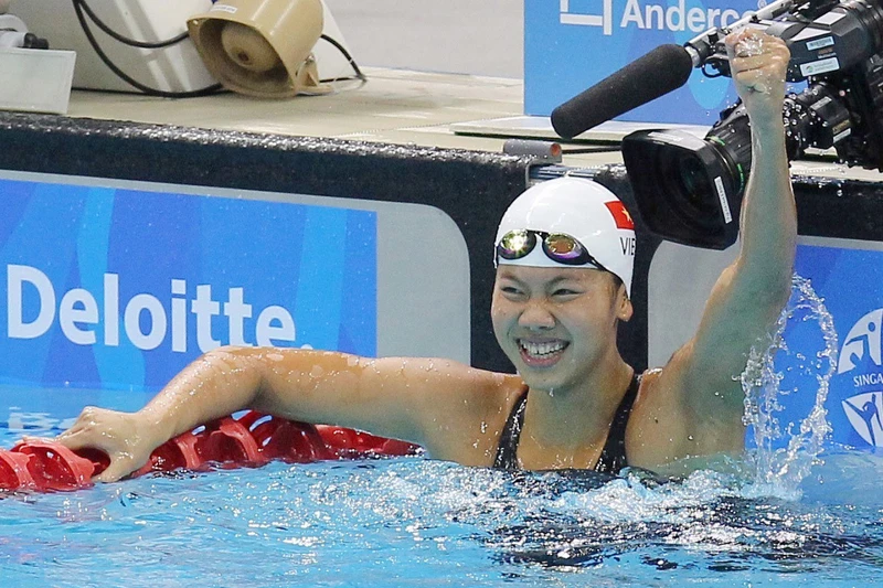 Vận động viên Ánh Viên giành vé dự Olympic Tokyo 2020. 