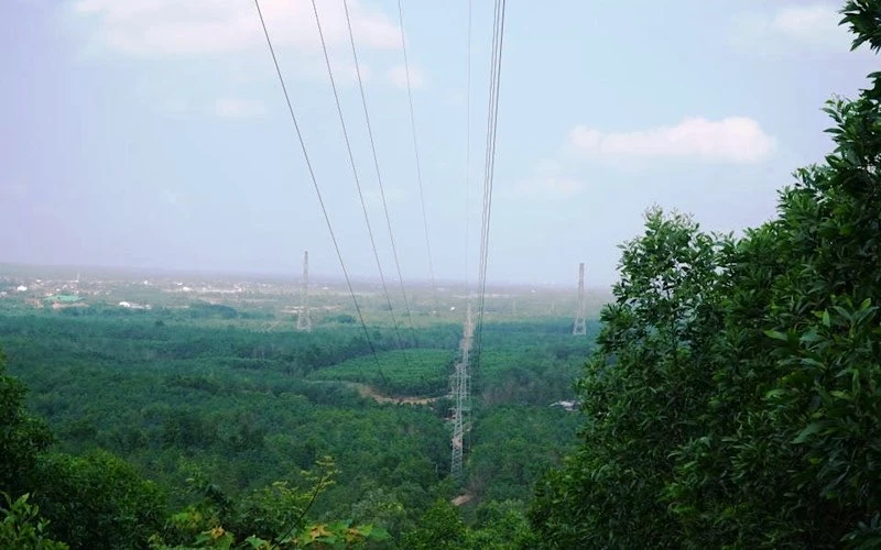 Đường dây 110Kv Đông Hà - Lao Bảo vừa hoàn thành