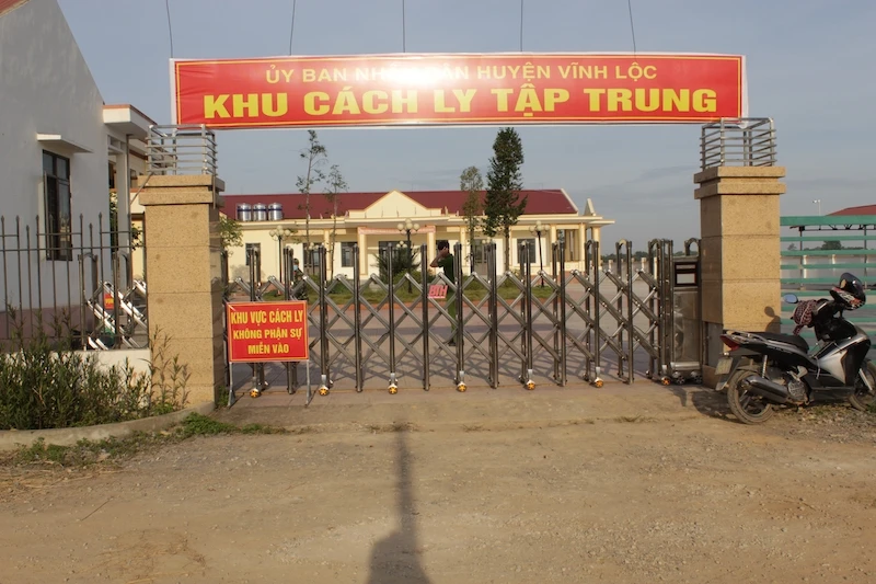 Khu cách ly huyện Vĩnh Lộc, tỉnh Thanh Hóa