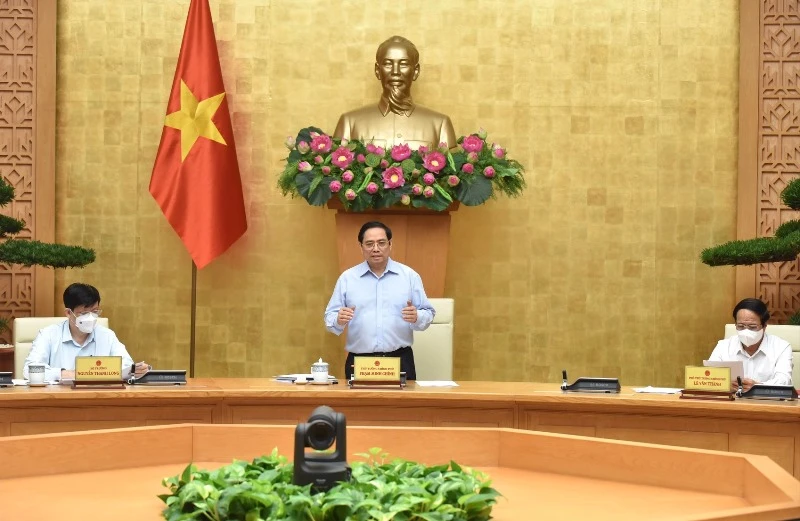 Thủ tướng chủ trì họp trực tuyến ứng phó dịch Covid-19 tại TP Hồ Chí Minh