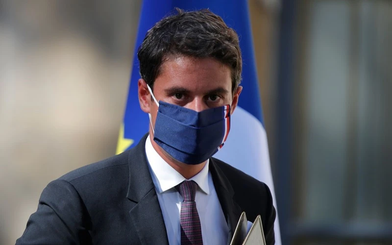 Người phát ngôn Chính phủ Pháp Gabriel Attal. (Ảnh: Reuters)