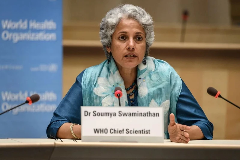 Nhà khoa học trưởng của Tổ chức Y tế Thế giới (WHO) Soumya Swaminathan. Ảnh: Reuters.