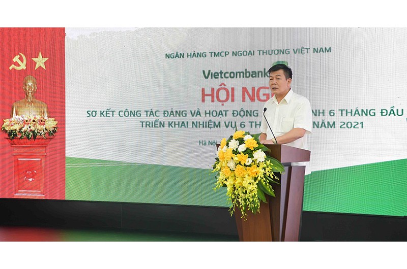 Đồng chí Nguyễn Đức Phong – Phó Bí thư Đảng ủy Khối Doanh nghiệp Trung ương phát biểu chỉ đạo tại hội nghị.