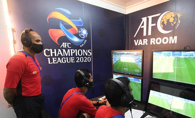 Một mô hình phòng VAR tại giải đấu AFC Champions League 2020. (Ảnh: AFC)