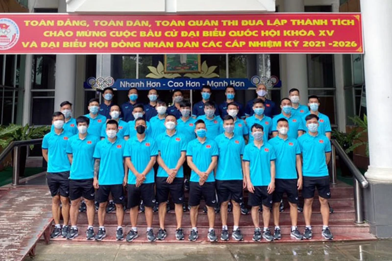 Đột tuyển Futsal Việt Nam bước vào giai đoạn chuẩn bị cho VCK FIFA Futsal World Cup Lithuania 2021. (Ảnh: VFF)