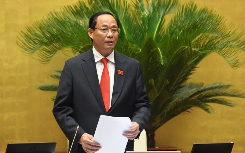 Phó Chủ tịch Quốc hội Trần Quang Phương phát biểu kết luận phiên làm việc.