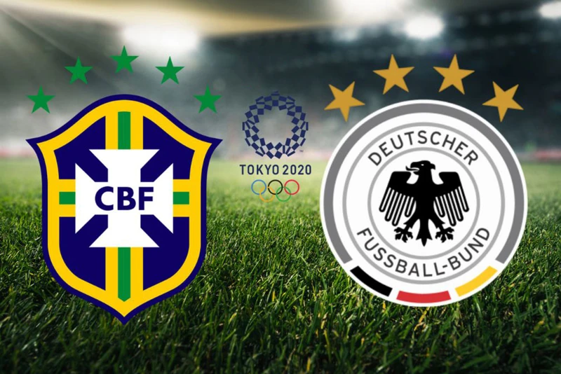Trận đấu giữa Brazil và Đức sẽ được phát sóng trực tiếp lúc 18 giờ 30 trên kênh VTV6. (Ảnh: AS)
