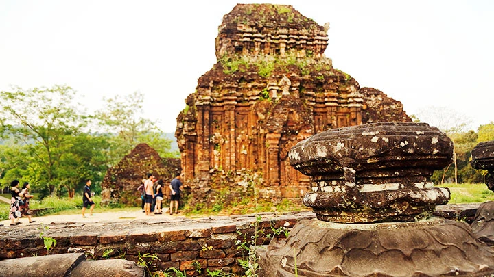 Thánh địa Mỹ Sơn (huyện Duy Xuyên, tỉnh Quảng Nam) - di sản của Việt Nam được UNESCO ghi danh năm 1999. Ảnh: KHIẾU MINH