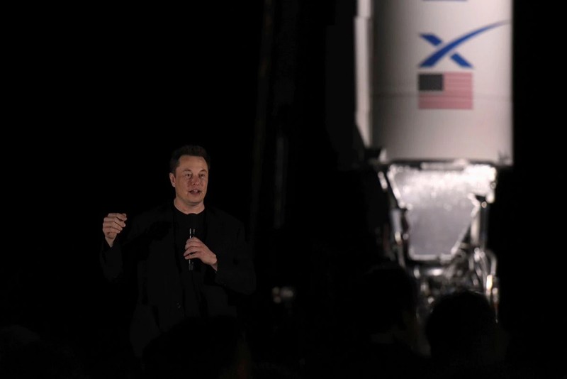 Tỷ phú Elon Musk, người sáng lập công ty vũ trụ tư nhân SpaceX. Ảnh: Reuters.