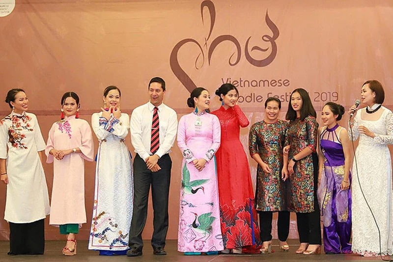 Ngày hội Văn hóa Việt Nam (VietFest) do Hội Sinh viên Việt Nam tại TP Canberra tổ chức. (Ảnh: SVAU)