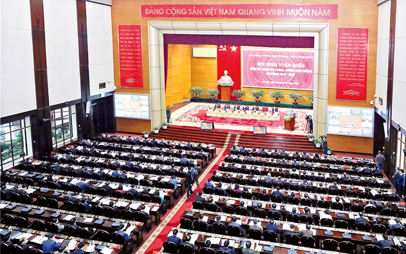 Hội nghị toàn quốc tổng kết công tác phòng, chống tham nhũng giai đoạn 2013-2020. Ảnh | Phương Hoa