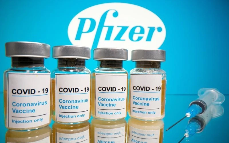 Vaccine phòng Covid-19 của Pfizer. (Ảnh: Reuters)