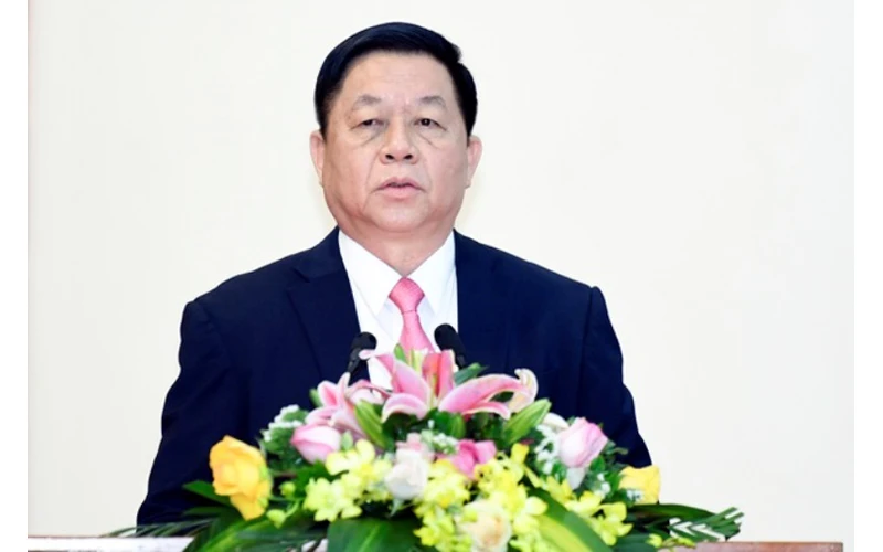 Trưởng ban Tuyên giáo Trung ương Nguyễn Trọng Nghĩa. (Ảnh: Vietnam+)