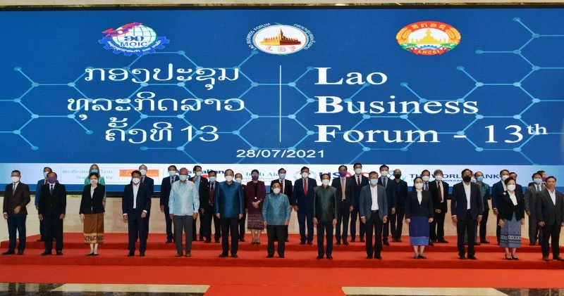 Diễn đàn Kinh tế Lào lần thứ 13 tại Thủ đô Vientiane. (Nguồn: Báo Pasaxon)