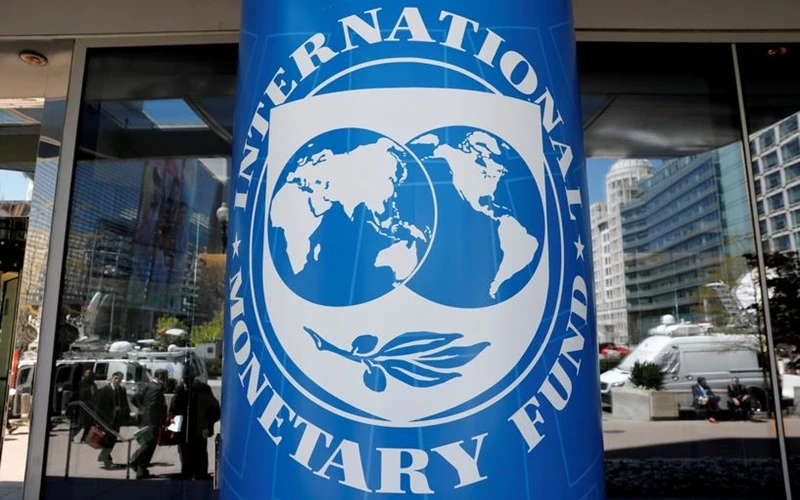 Logo của IMF. (Ảnh: Reuters)