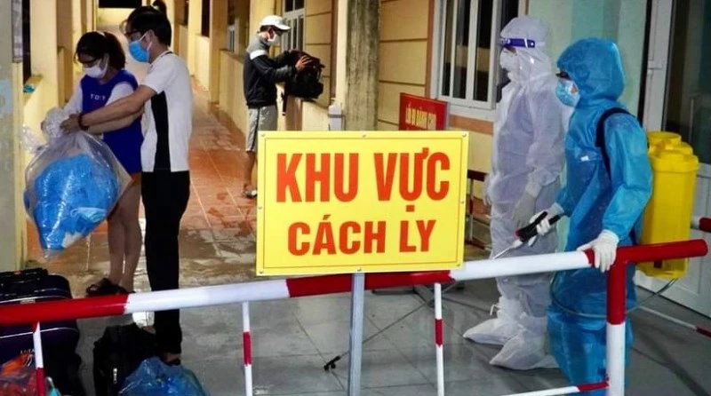 Khu cách ly y tế tập trung tại huyện Bố Trạch (Quảng Bình).