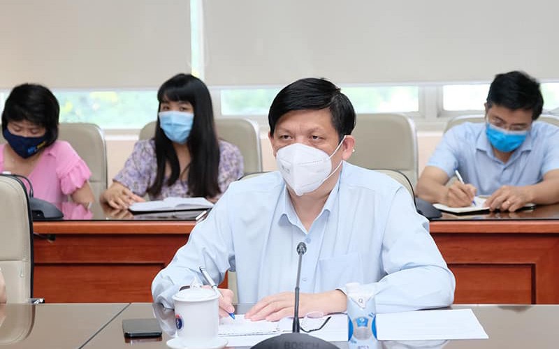Bộ trưởng Nguyễn Thanh Long tại buổi làm việc.