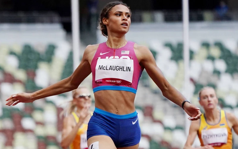Sydney McLaughlin giành huy chương vàng 400m vượt rào nữ với một kỷ lục thế giới mới. (Ảnh: Reuters)