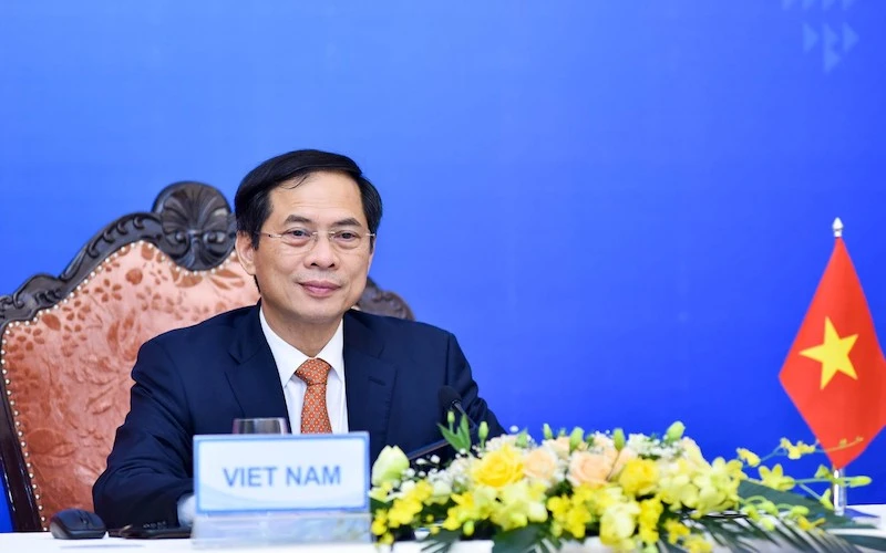 Bộ trưởng Ngoại giao Bùi Thanh Sơn đã tham dự và phát biểu tại Hội nghị Bộ trưởng Những người bạn của Mê Kông (FOM) lần thứ nhất.