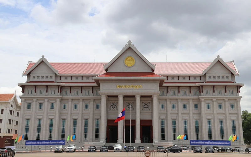 Nhà Quốc hội Lào mới, một biểu tượng của mối quan hệ đặc biệt giữa Việt Nam và Lào.