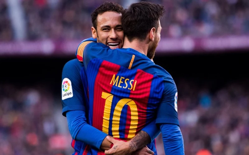 Tới PSG, Messi sẽ được tái hợp với đồng đội cũ Neymar. (Ảnh: Getty Images) 
