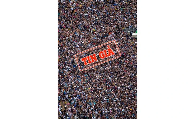 Hình ảnh lễ hội âm nhạc Lollapalooza bị chú thích sai thông tin.